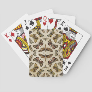 Jeu De Cartes Vintage Moths Jouer des cartes