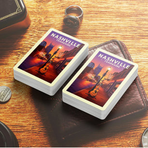 Jeu De Cartes Vintage Nashville Tennessee