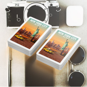 Jeu De Cartes Vintage New York