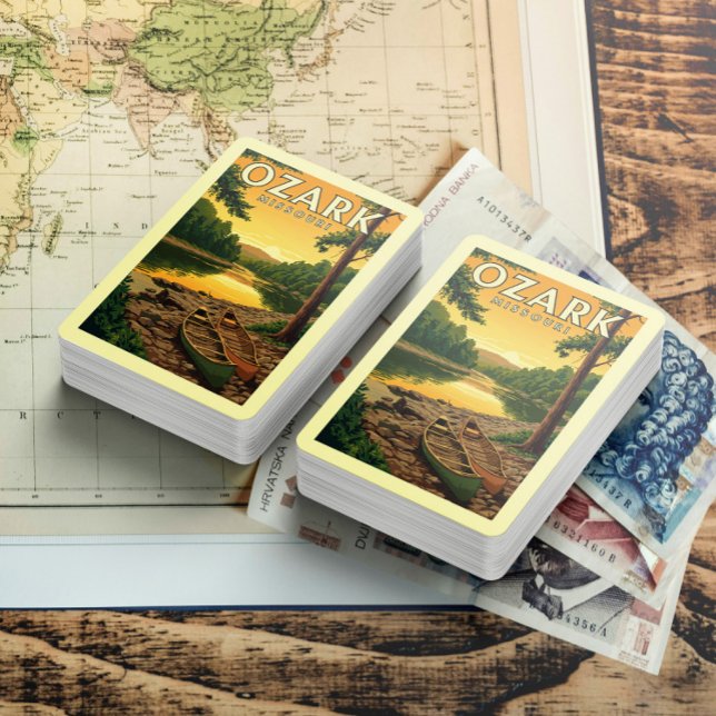 Jeu De Cartes Vintage Ozark Missouri (Créateur téléchargé)