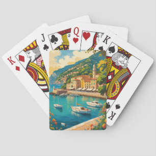 Jeu De Cartes Vintage Portofino Genova Italie