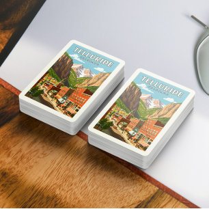Jeu De Cartes Vintage Telluride Colorado