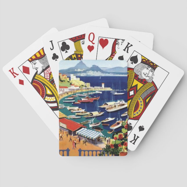 Jeu De Cartes Vintage voyage Athènes Grèce (dos)