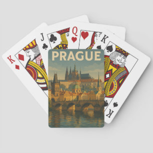 Jeu De Cartes Vintage voyage Prague République tchèque