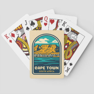 Jeu De Cartes Vintage voyage rétro Cap Afrique du Sud
