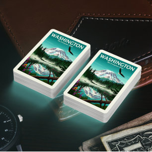 Jeu De Cartes Vintage Washington