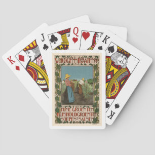 Jeu De Cartes Vintage Whoogenstraaten & Co Lecture Cartes
