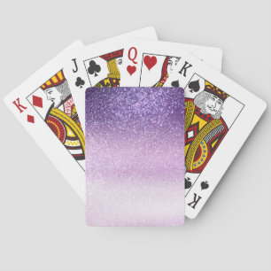 Jeu De Cartes Violet Lilac Pastel Purple ombre