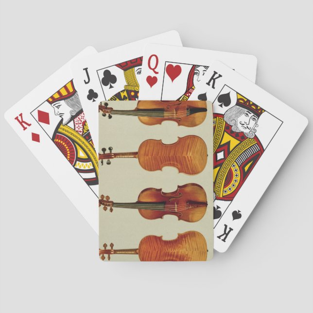 Jeu De Cartes Violins 'Alard' by Antonio Stradivariu (dos)