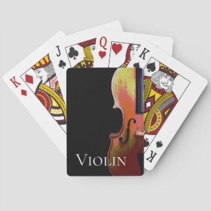 Jeu De Cartes Violon de musique dévêtu Musique classique