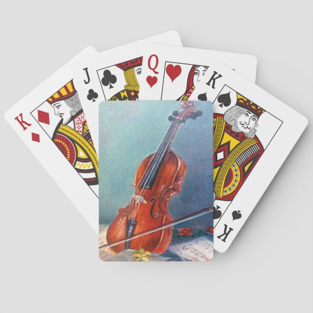 Jeu De Cartes Violon/Violon (dos)
