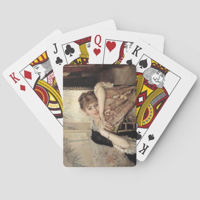 Jeu De Cartes Virginie (La Parisienne) (par Albert Edelfeel) (dos)