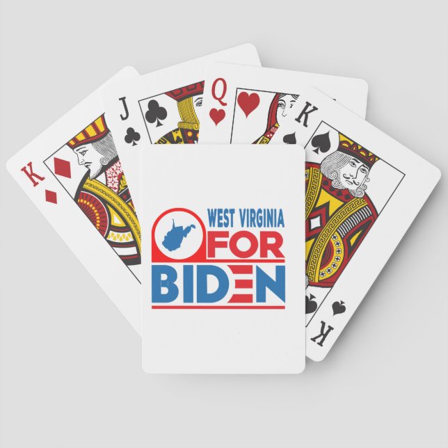 Jeu De Cartes VIRGINIE OCCIDENTALE À Biden (dos)