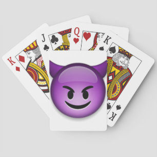 Jeu De Cartes Visage d'emoji coquin