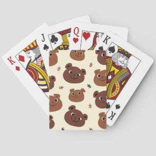 Jeu De Cartes Visage drôle d'ours