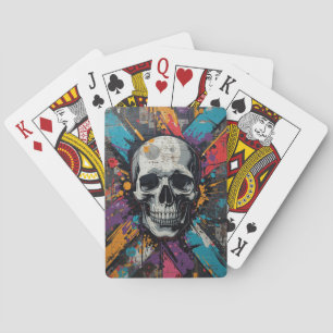 Jeu De Cartes Vivid crâne Urban Graffiti