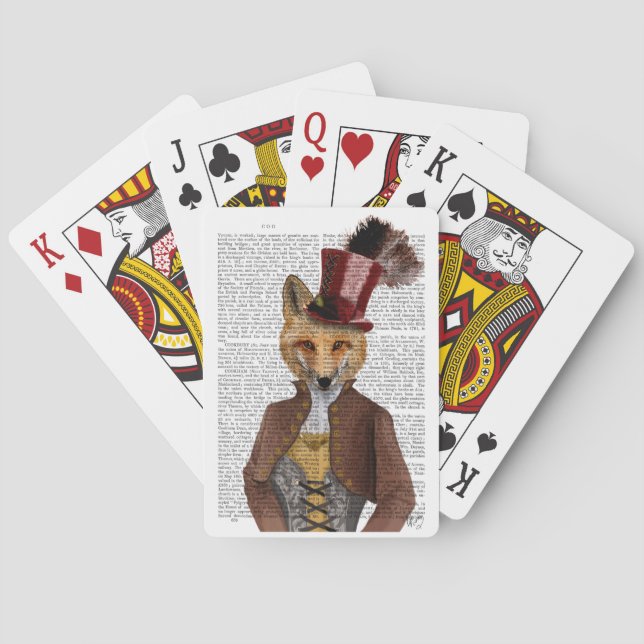 Jeu De Cartes Vivienne Steampunk Fox (dos)