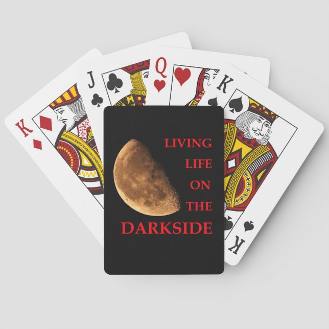 Jeu De Cartes Vivre la vie dans le noir (dos)