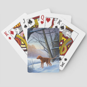 Jeu De Cartes Vizla Laisser neiger Noël