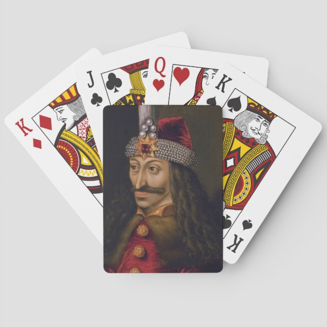Jeu De Cartes Vlad tepes Impaler Portrait Voivode Histoire de Dr (dos)
