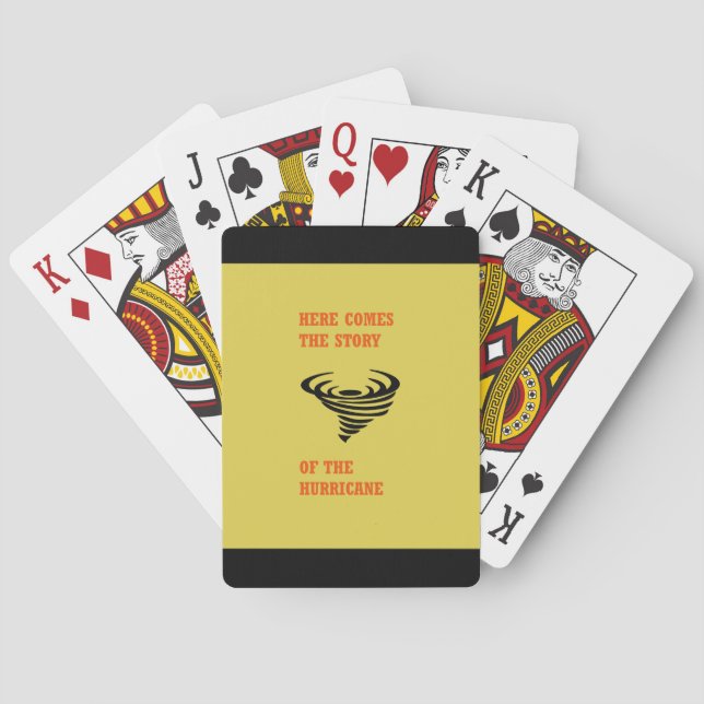 Jeu De Cartes Voici l'histoire du cyclone (dos)