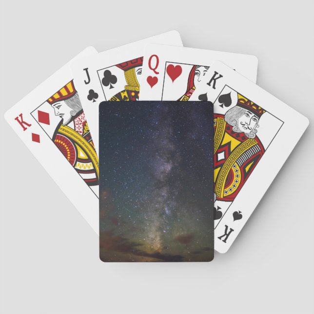 Jeu De Cartes Voie lactée | Étoiles la nuit (dos)