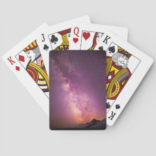 Jeu De Cartes Voie lactée Sur l'épaule du mont Rainier