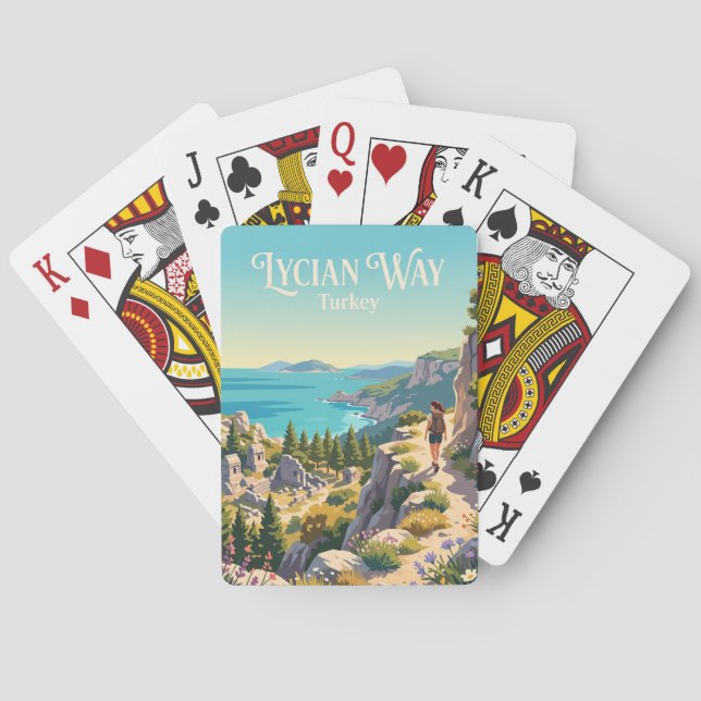Jeu De Cartes Voie Lycienne Turquie (dos)