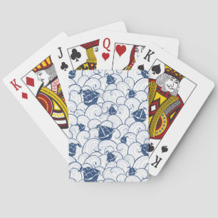 Jeu De Cartes Voiliers sur le motif de mer
