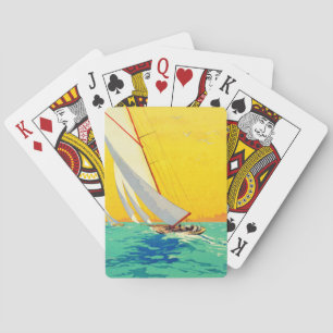 Jeu De Cartes Voiliers vintages Voyage Français