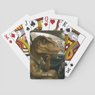 Jeu De Cartes Voiture de conduite Imaginaire Dinosaur