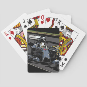 JEU DE CARTES VOITURE DE COURSE - NÉE À LA COURSE