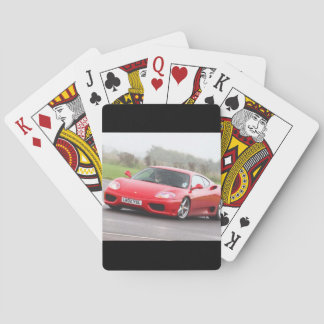 Jeu De Cartes Voiture de sport rouge