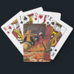 Jeu De Cartes Voiture volant vintage de science fiction futurist<br><div class="desc">illustration vintage image de science-fiction voyage et transport avec un livre classique retro sci fi milieu urbain avec une ville de l'avenir. Les bâtiments architecturaux sont en forme de cônes et les véhicules volent dans le ciel comme des oiseaux tandis que la foule se déplace à travers la métropole.</div>