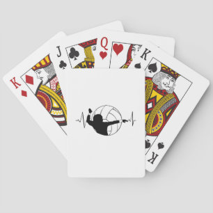 Jeu De Cartes Volleyball - Rythme cardiaque d'un joueur de volle