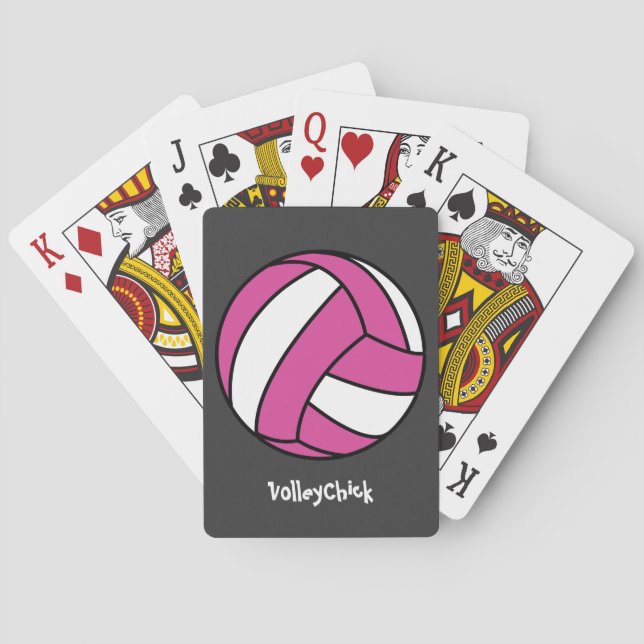 Jeu De Cartes VolleyChick (personnalisable) (dos)