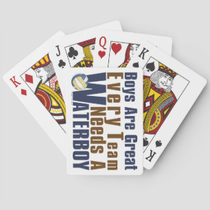 Jeu De Cartes Vollyball Waterboy en bleu