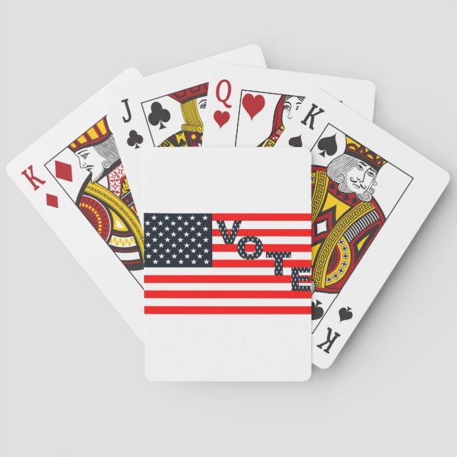 Jeu De Cartes Vote américain (dos)