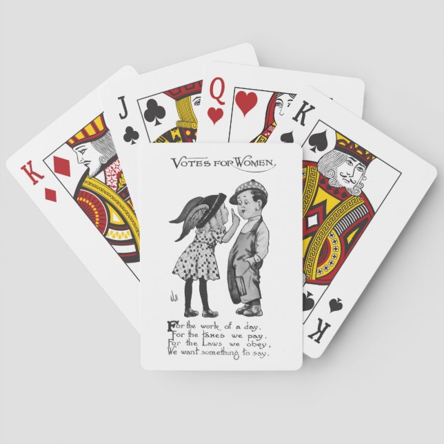Jeu De Cartes Votes Pour Les Femmes (dos)