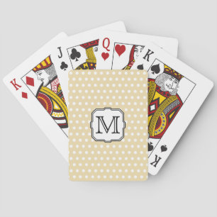 Jeu De Cartes Votre lettre. Monogramme fait sur commande. Point