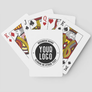 Jeu De Cartes Votre logo ou conception d'entreprise Texte édit
