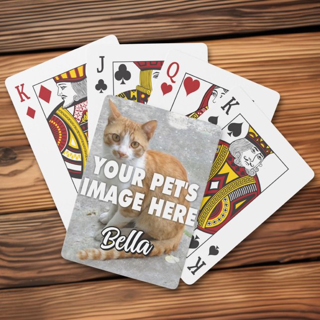 Jeu De Cartes Votre photo de chat (Créateur téléchargé)