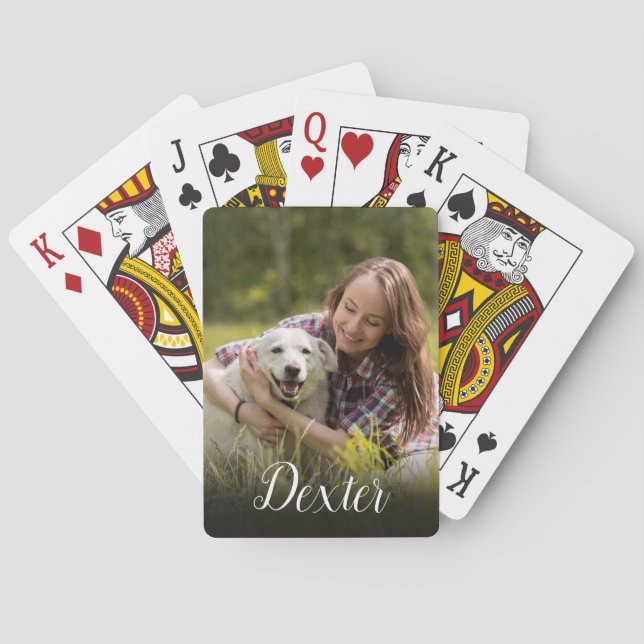 Jeu De Cartes Votre photo préférée pour animal de compagnie (dos)