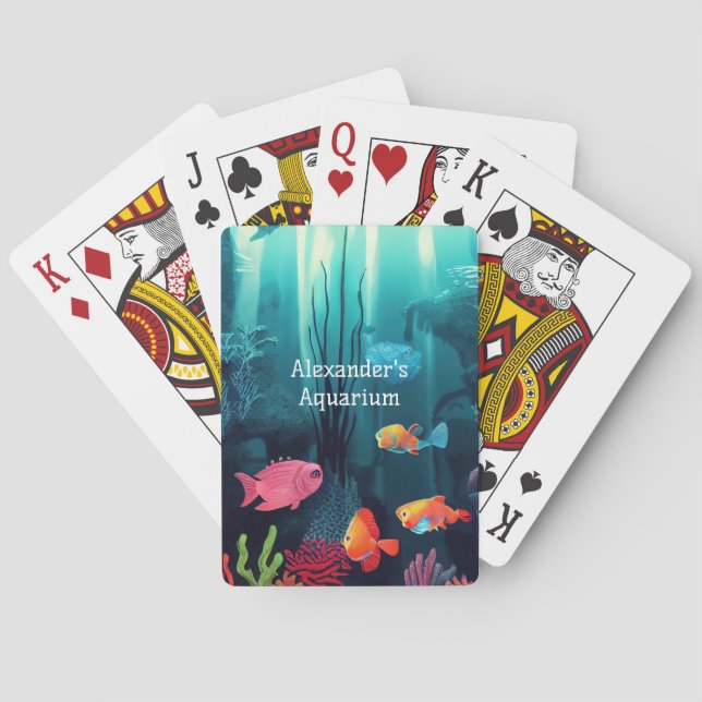 Jeu De Cartes Votre propre aquarium Exotic Fish Tank (dos)