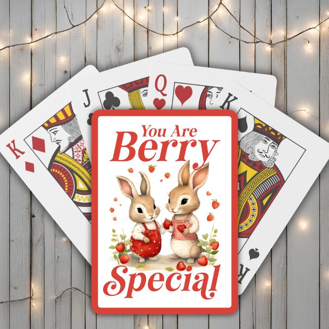 Jeu De Cartes Vous Êtes Berry Special Cute Bunnies (You Are Berry Special Cute Bunnies Poker Cards
)