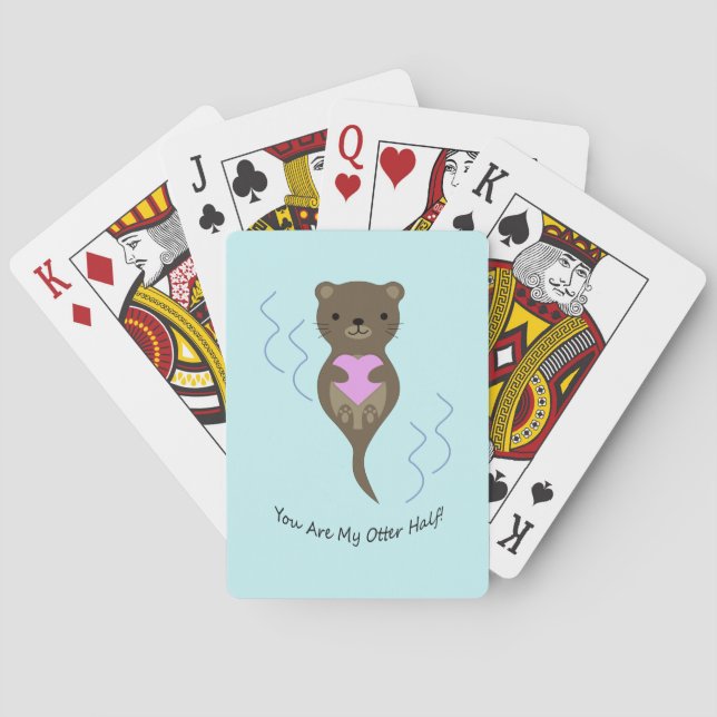 Jeu De Cartes Vous êtes la moitié de mon Otter (dos)