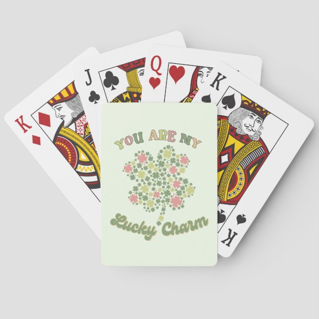 Jeu De Cartes Vous Êtes Mon Charme Chanceux (dos)