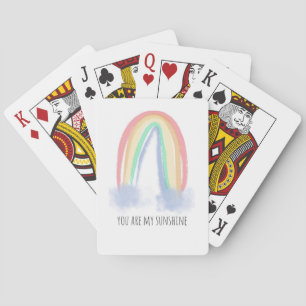 Jeu De Cartes Vous êtes mon eau de soleil arc-en-ciel peint à l'