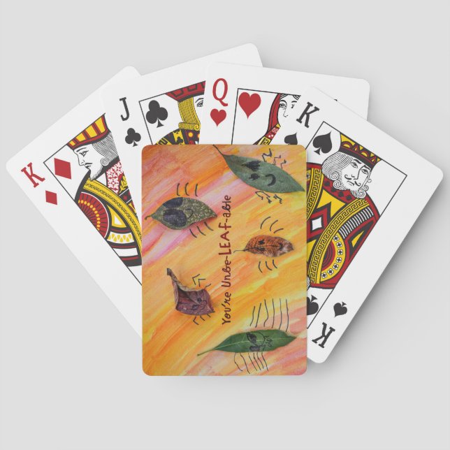 Jeu De Cartes Vous êtes UnbeLEAFable - Kids Art for CHOC (dos)