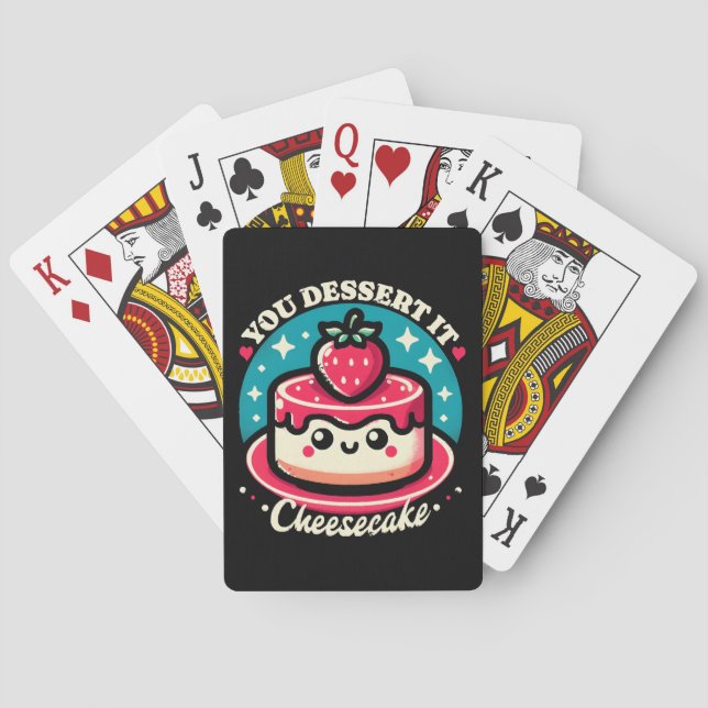 Jeu De Cartes Vous le méritez - Cheesecake Kawaii (dos)